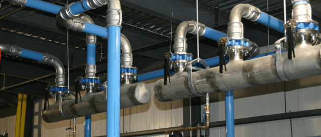aluminum piping flow rates