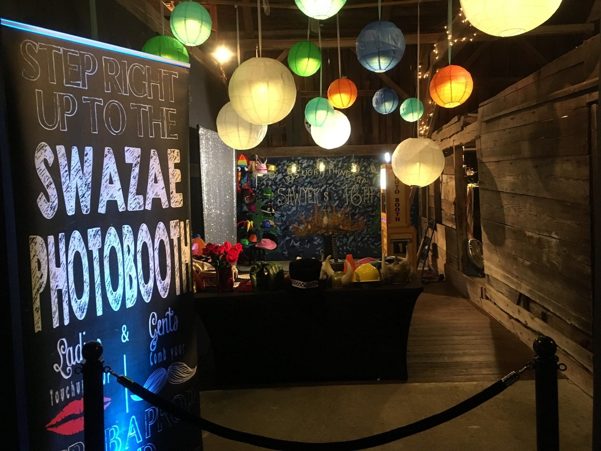 Sweet 16 Photo Booth, Middlebury, CT