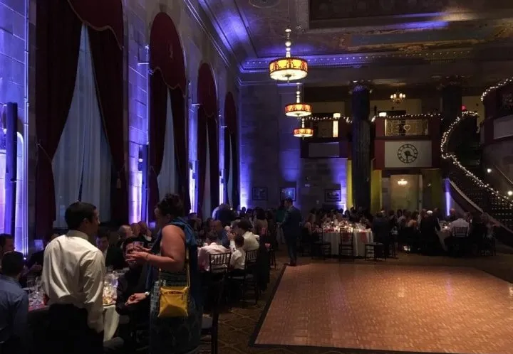 Uplighting at The Society Room, Hartford, CT
