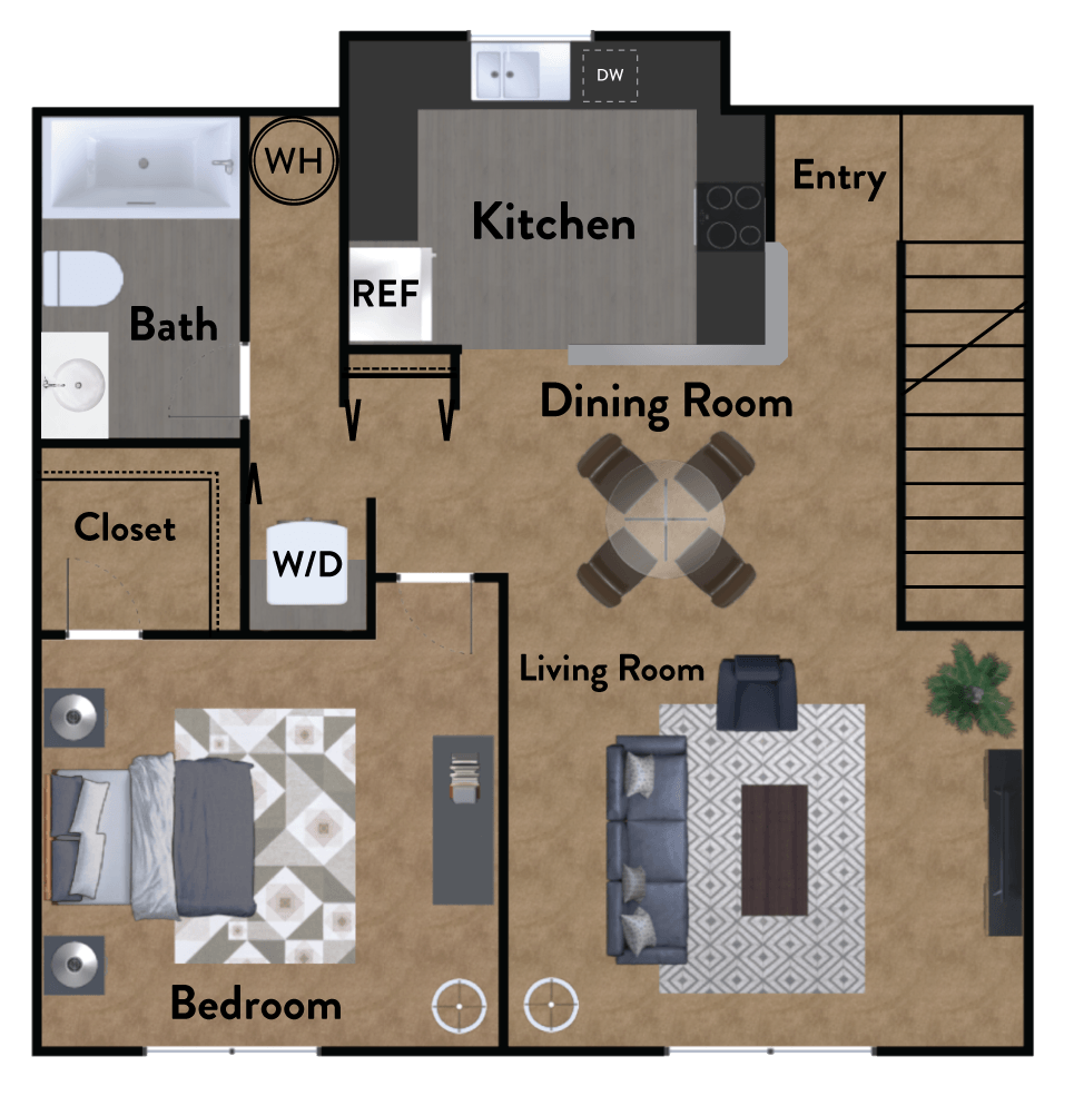 1 bedroom carriage house