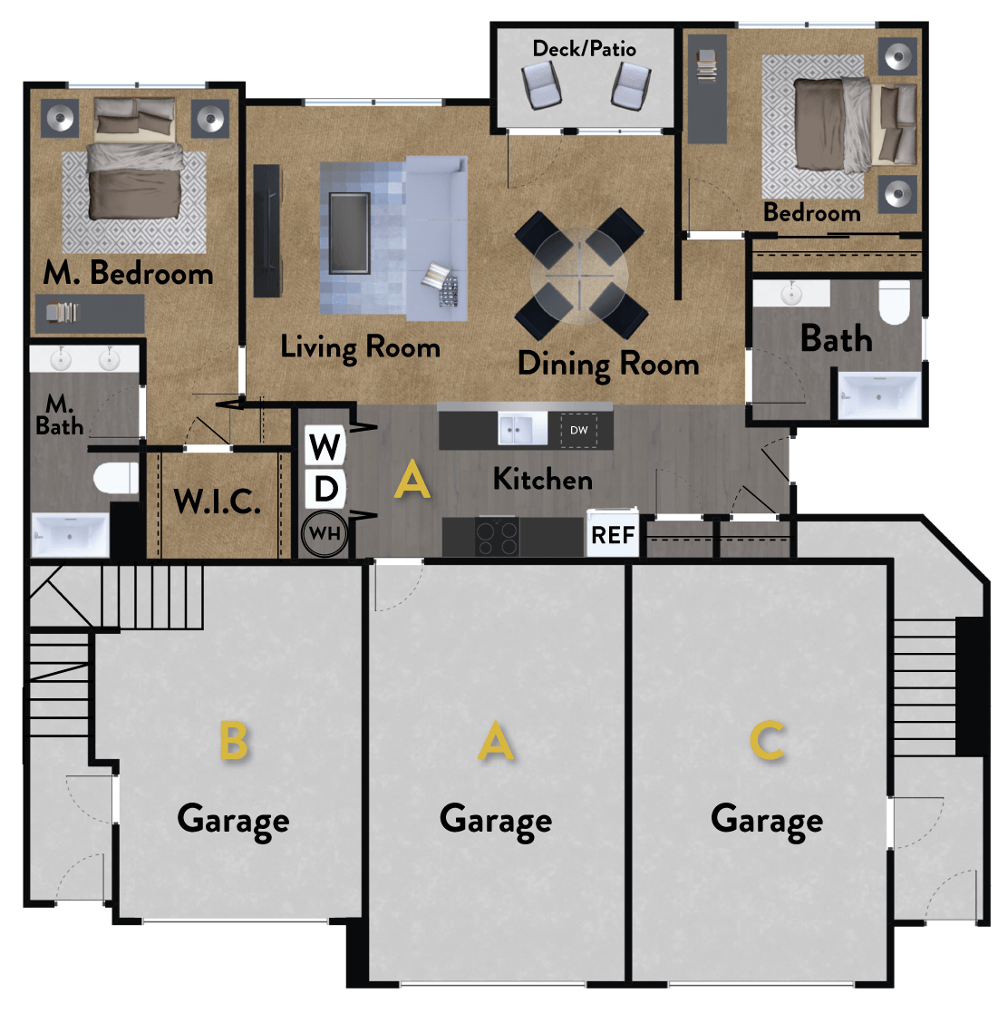 2 bedroom villa