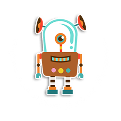 robot callout icon for school program robot callout icon for school program