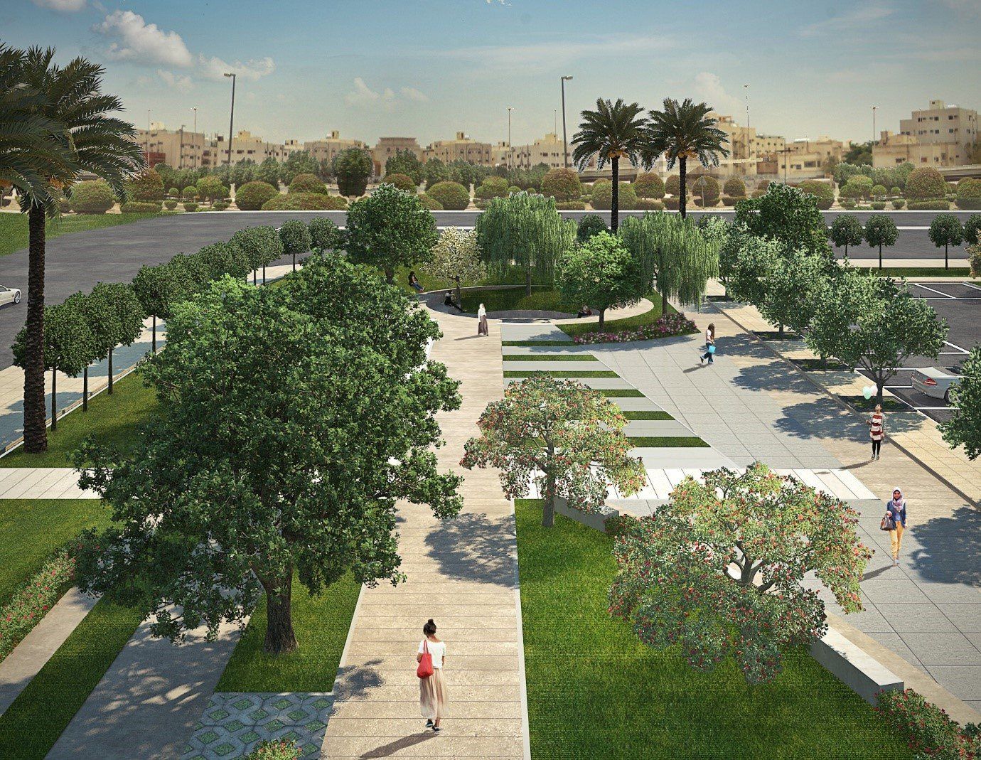 Qatar University Student Affairs Building  