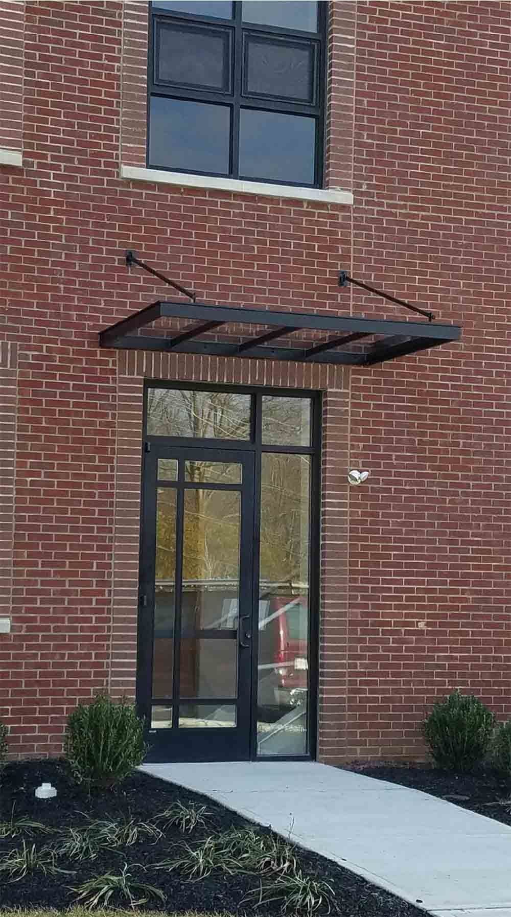 Farther View of Clear Canopy — Brick, NJ — DUNE Awning Fabrication