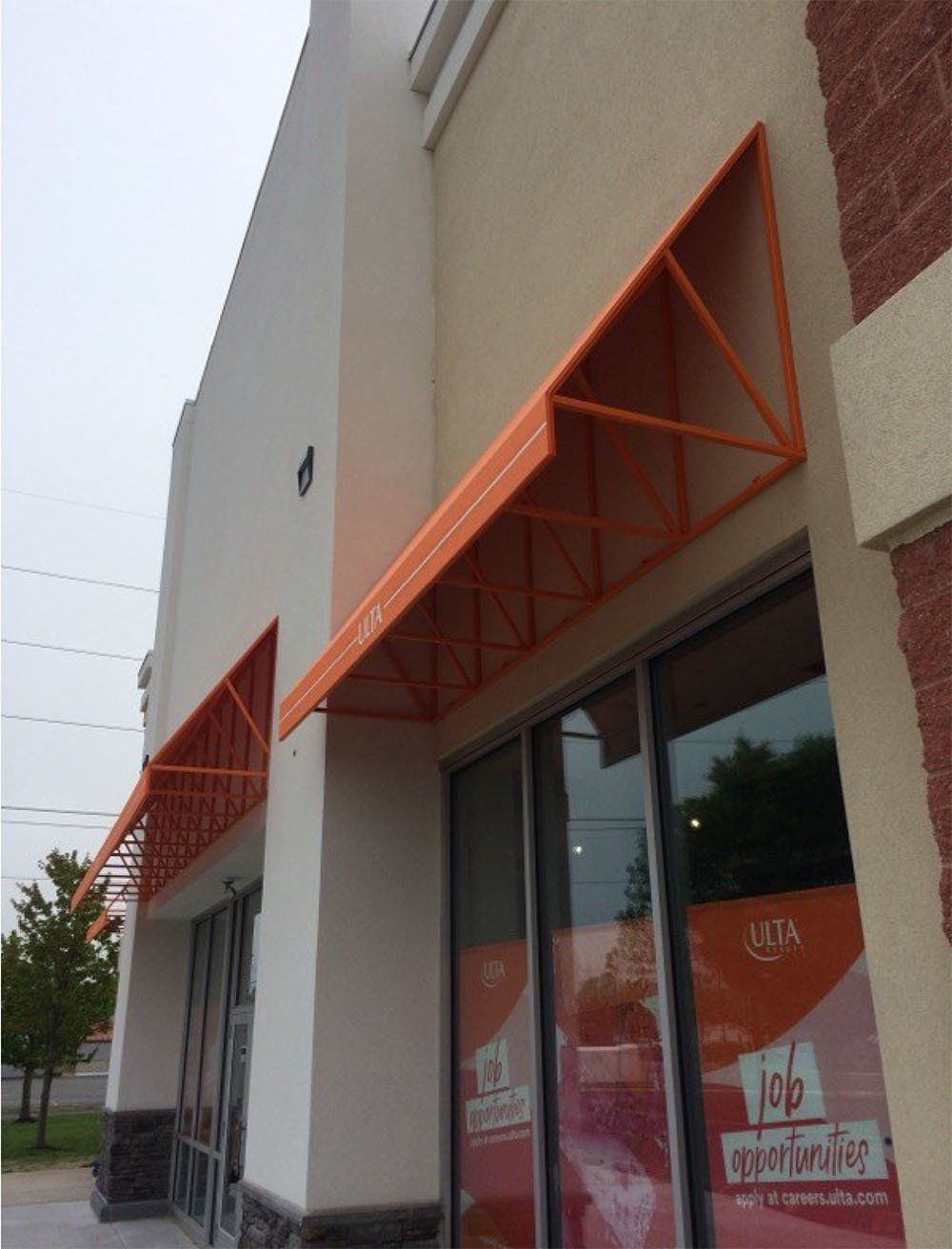 Outside of Marshalls Ulta — Brick, NJ — DUNE Awning Fabrication