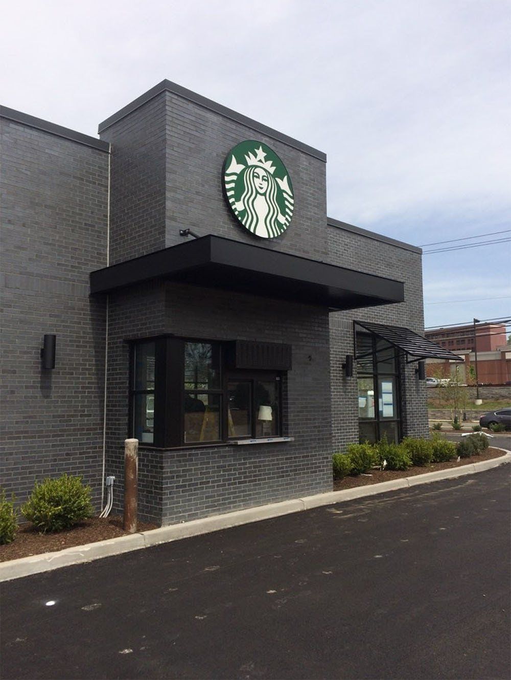 Starbucks Drive Thru Area — Brick, NJ — DUNE Awning Fabrication