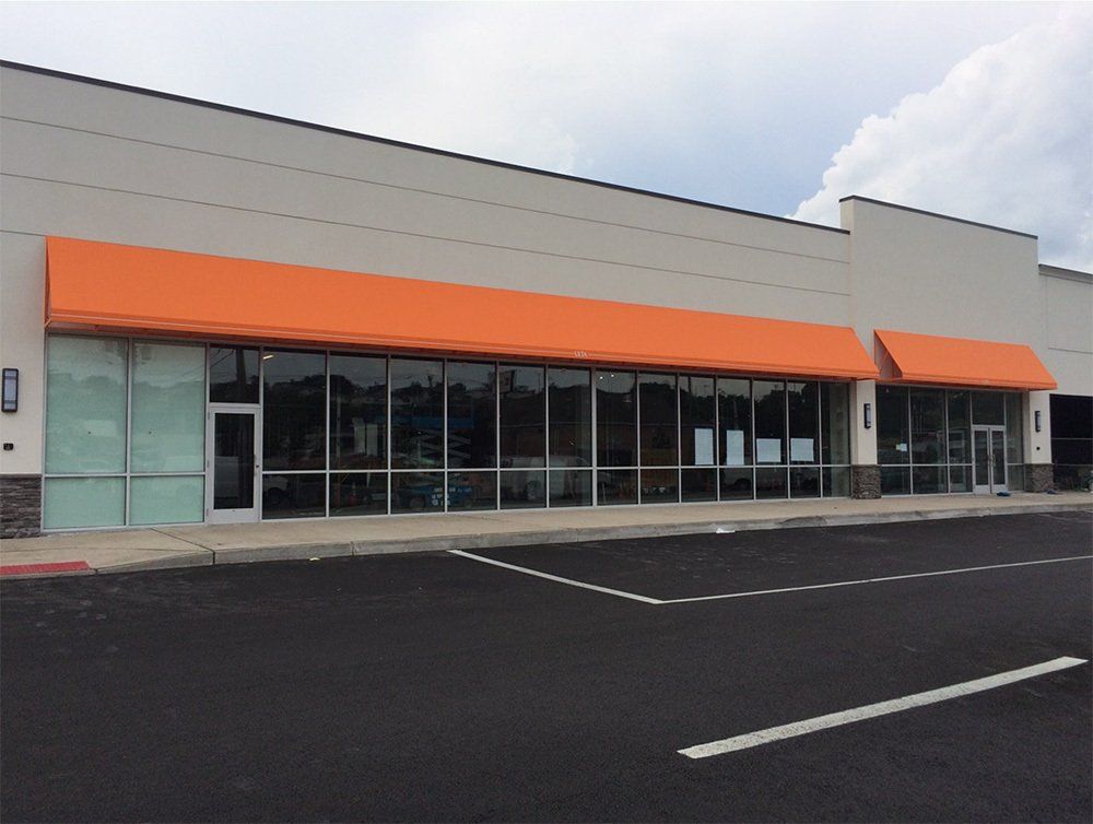 Orange Awning on Ulta — Brick, NJ — DUNE Awning Fabrication