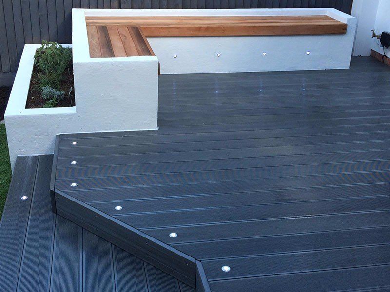 Black Composite Decking