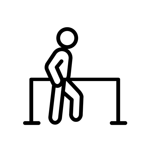 Looptherapie etalage-benen