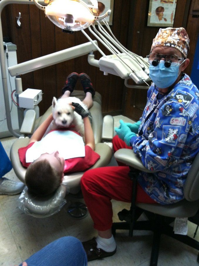 Dr Cheryl Miller with her patient in West Reading, PA. Dr Cheryl Miller with her patient in West Reading, PA.