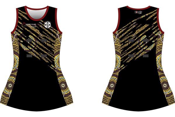 black netball dress