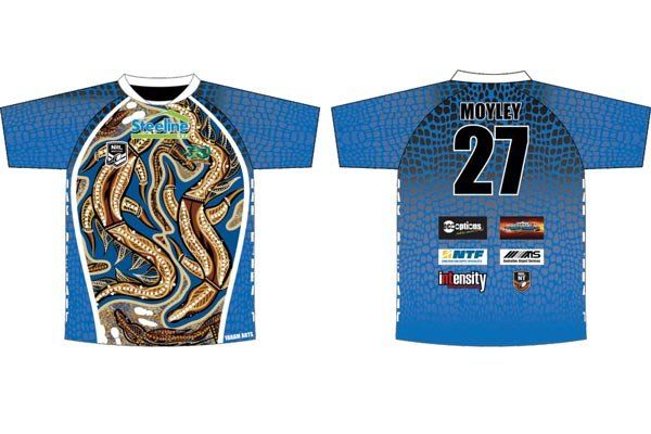 blue rugby uniform