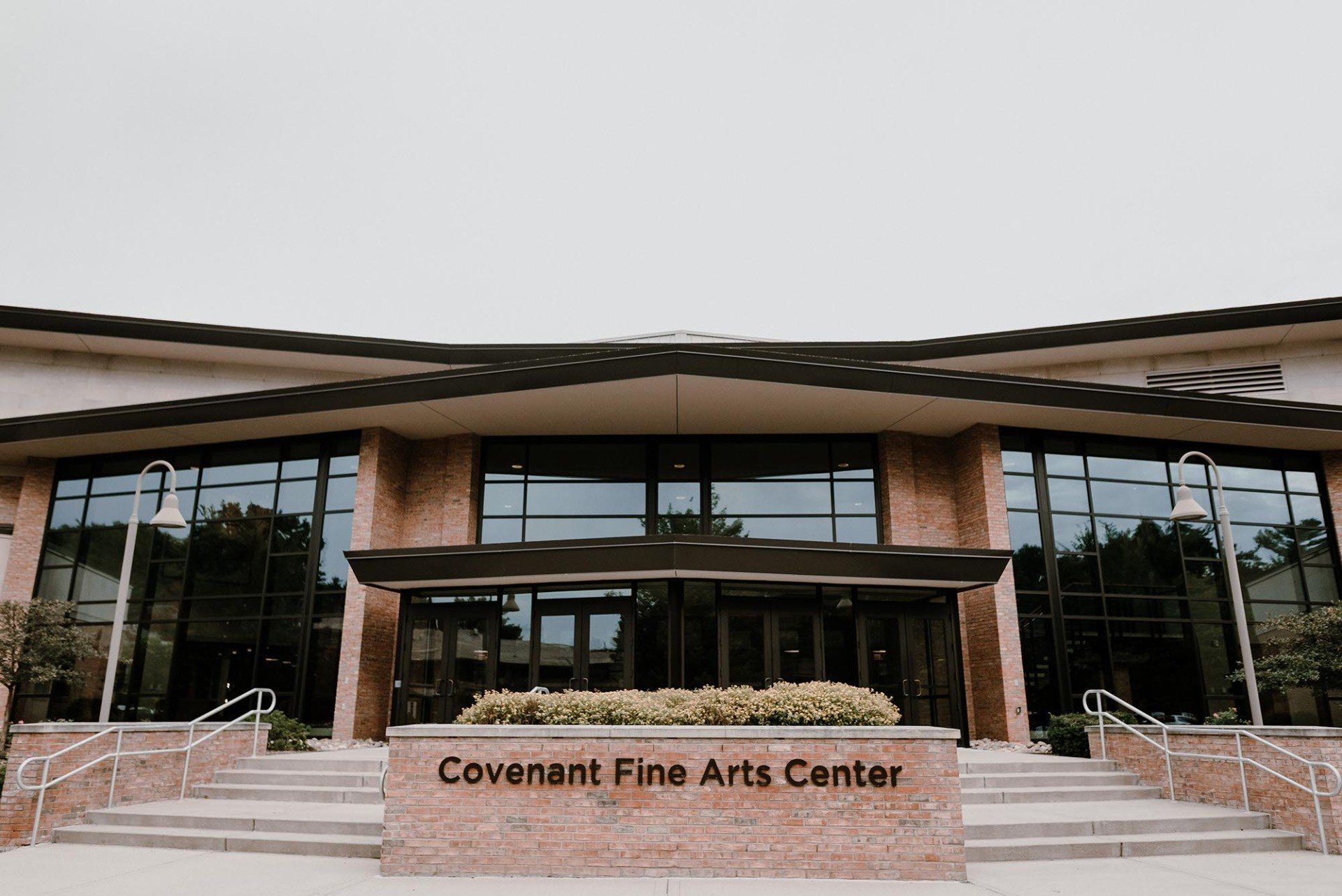 Exterior view of Calvin Fine Arts Center