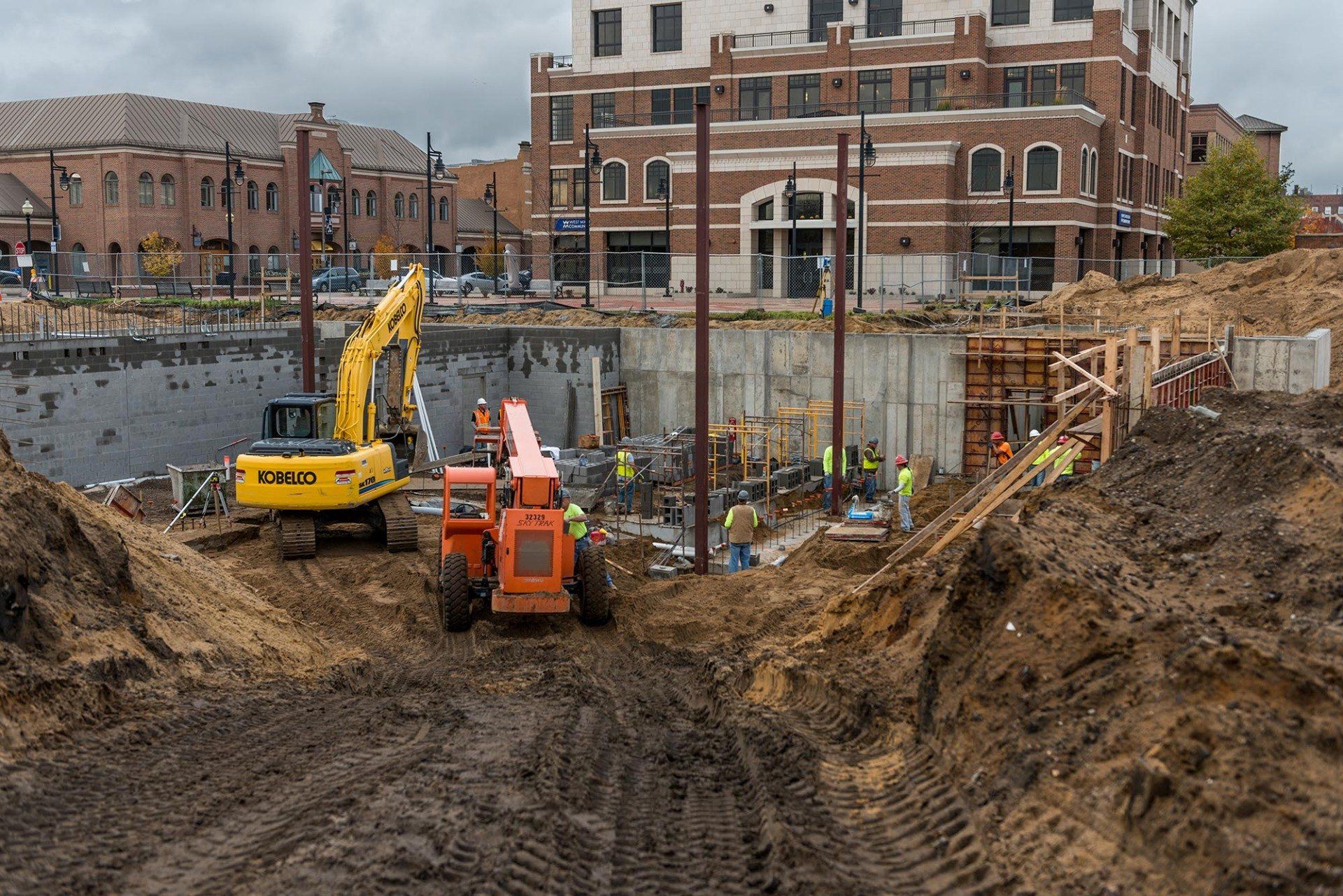 Construction of Courtyard Marriott