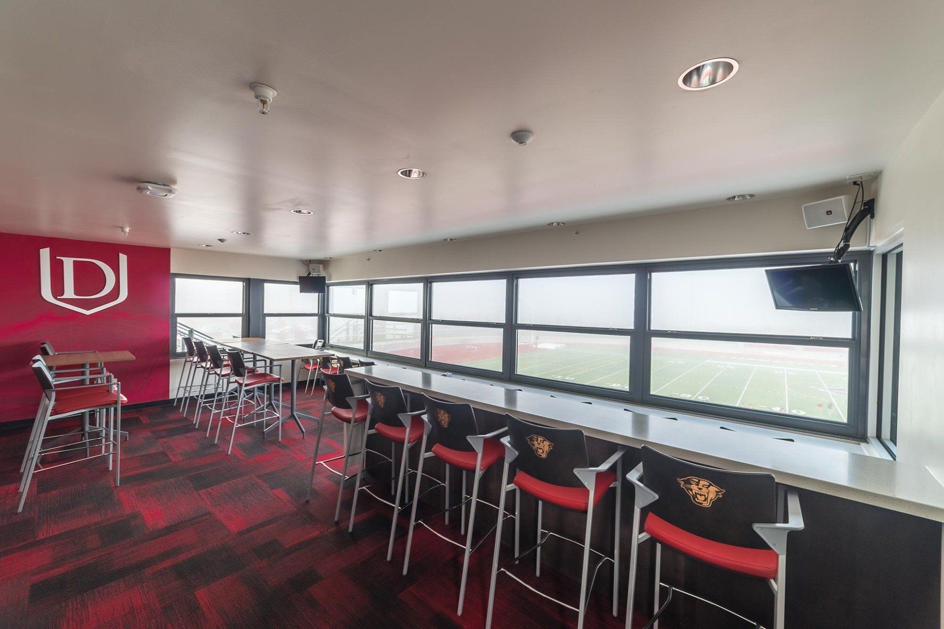 Press box at Davenport Univeristy