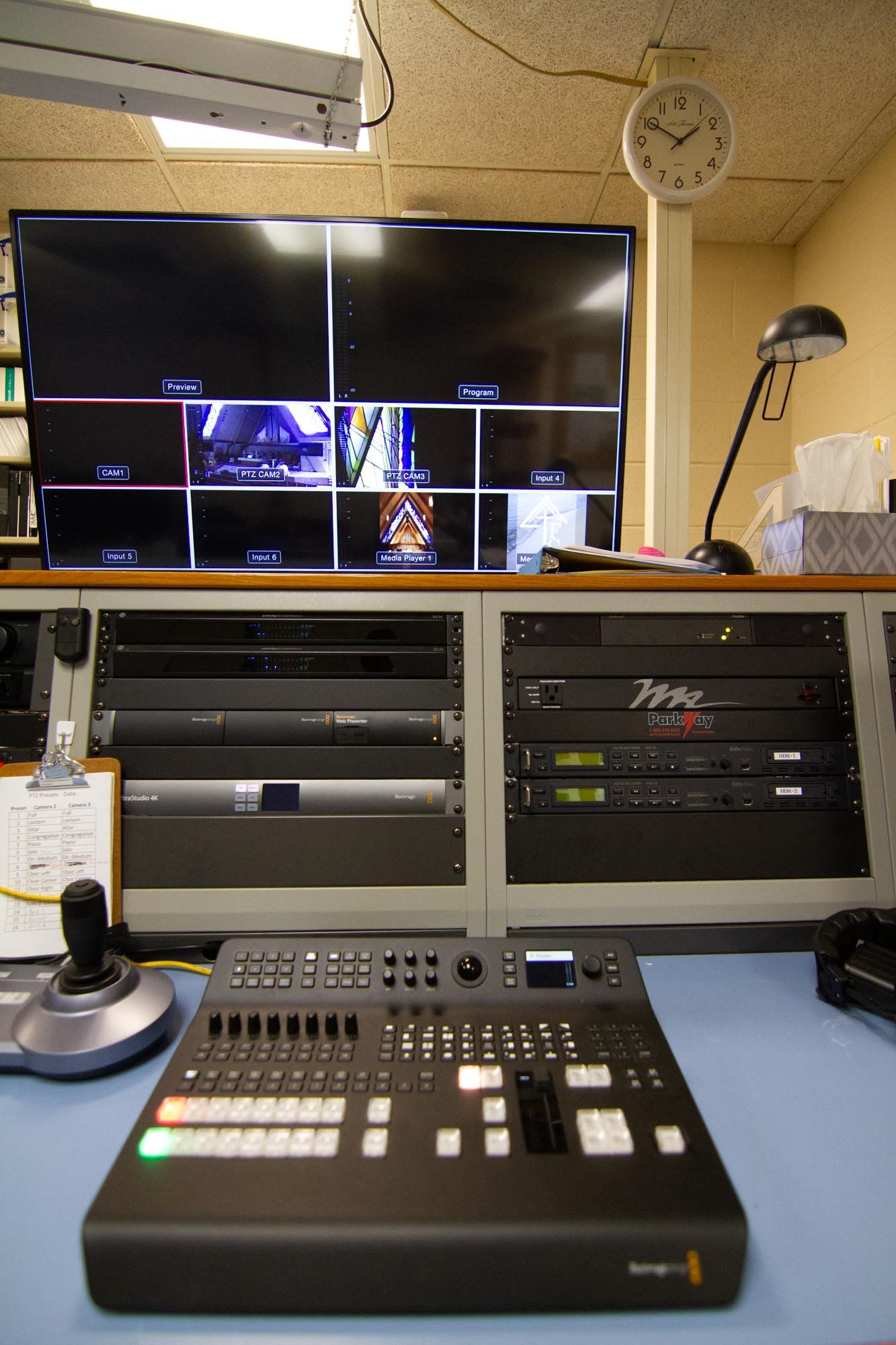 Video Broadcasting Room
