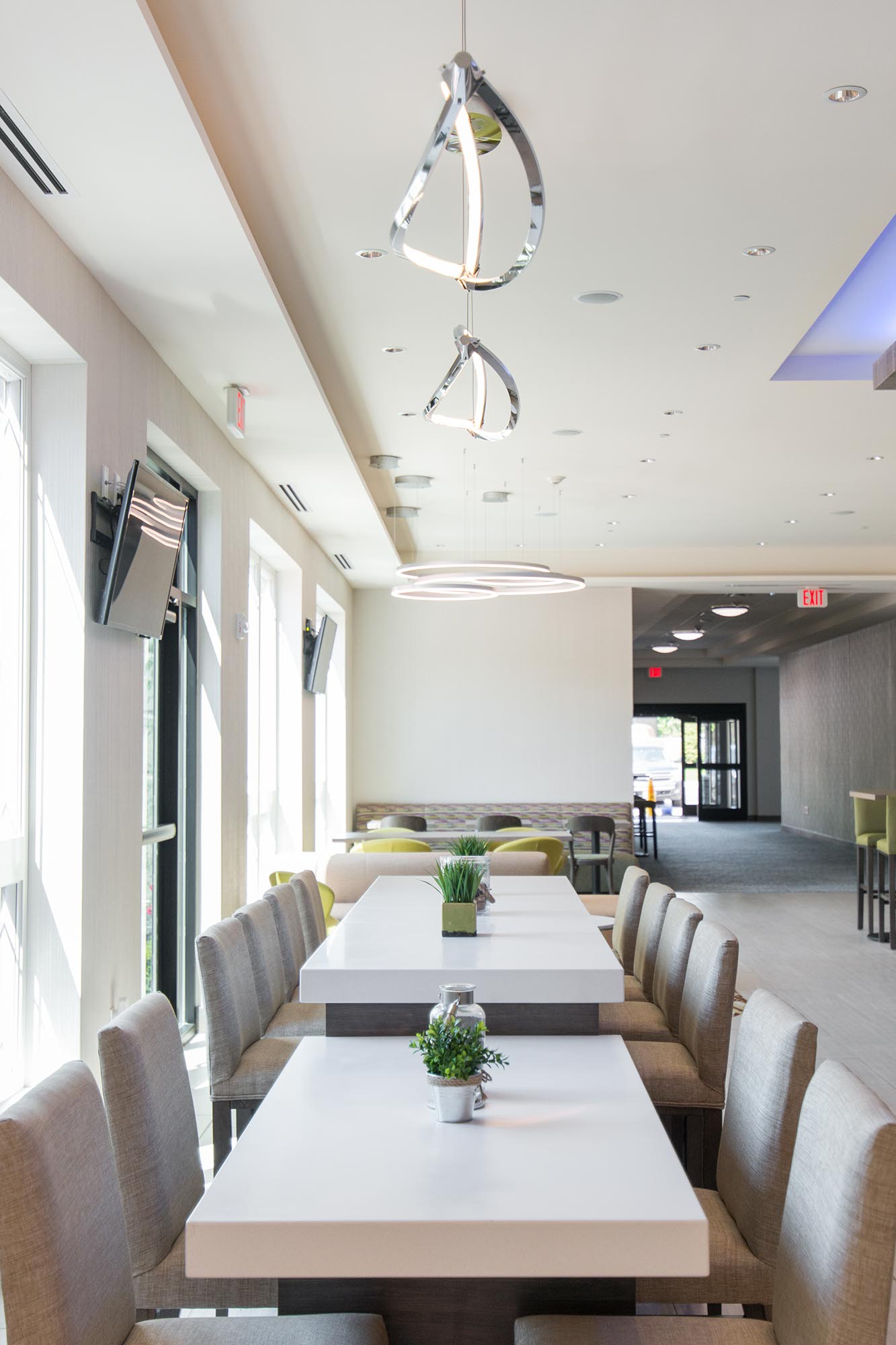 Dinning area at Hilton Garden Inn Hotel