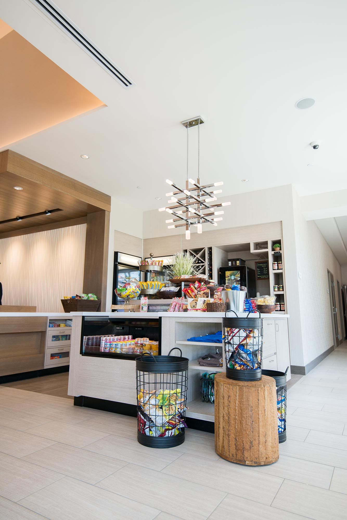 Snack bar at Hilton Garden Inn