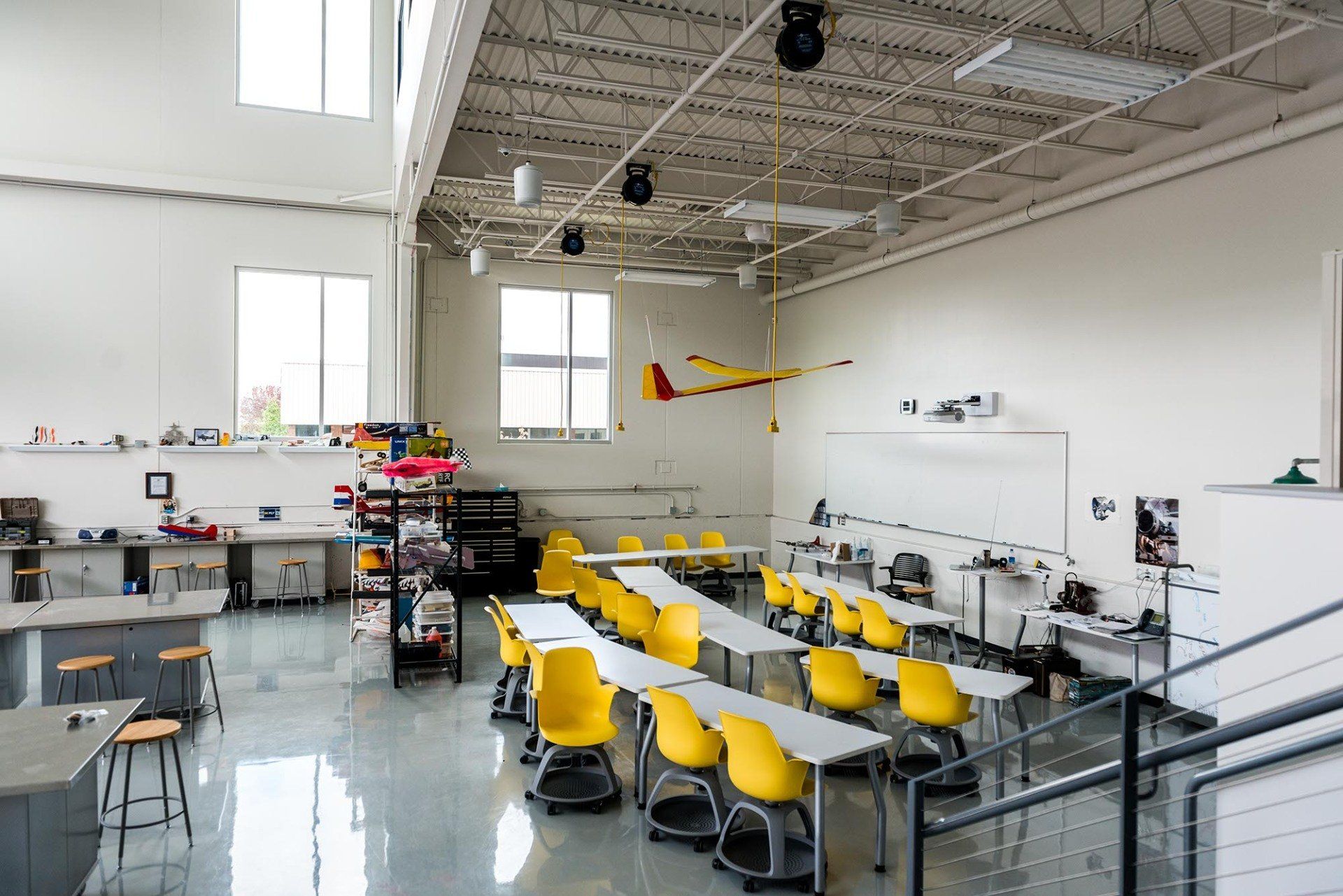 Innovative classroom at WM Aviation Academy