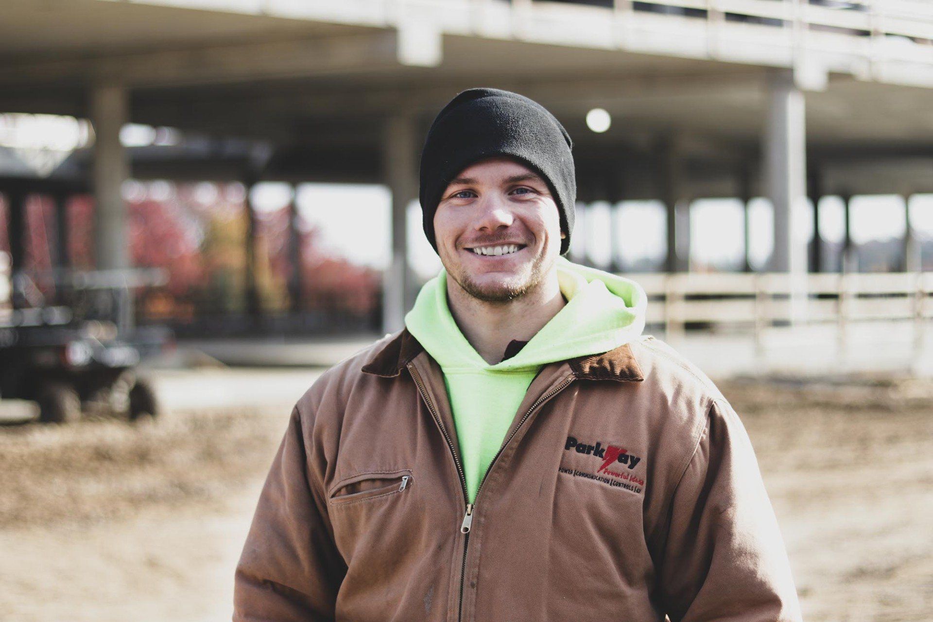 Electrical Apprentice at a jobsite