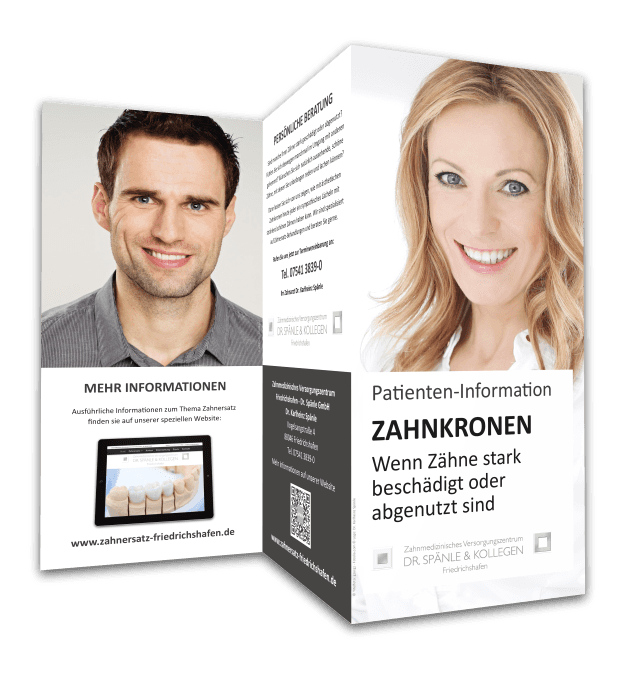 Flyer Zahnkronen Flyer Zahnkronen