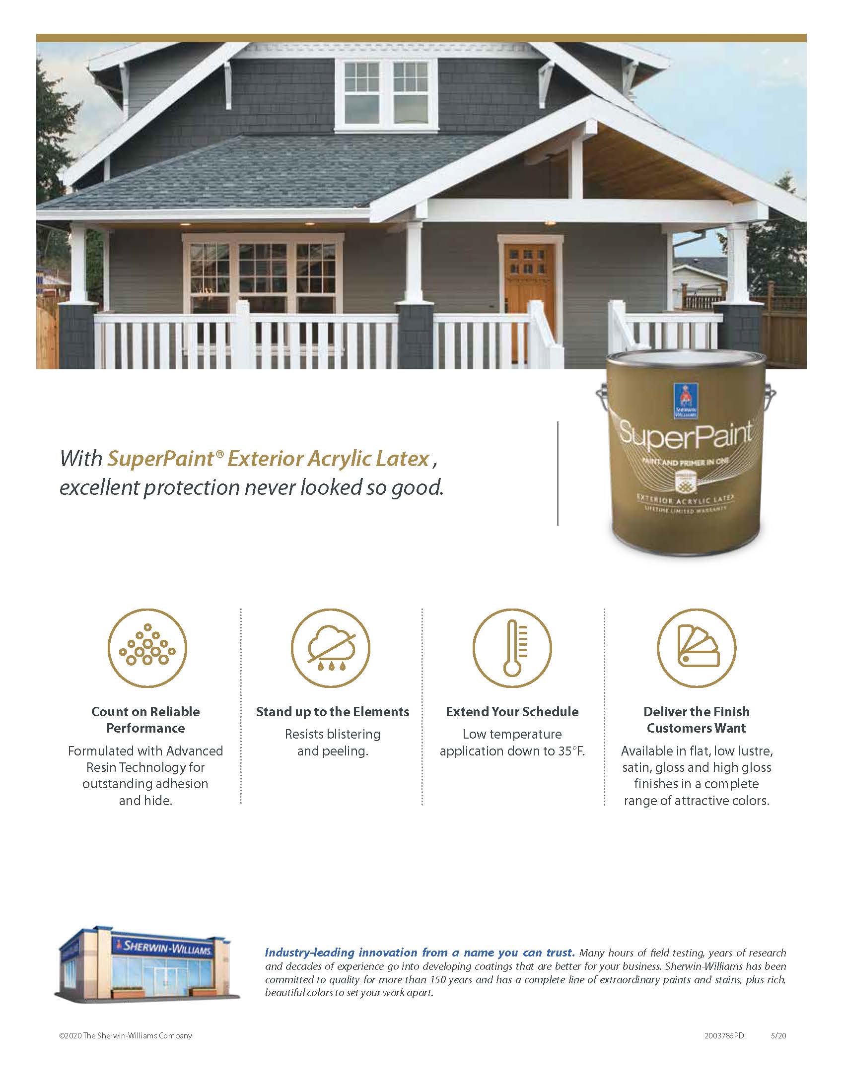 Sherwin Williams Superpaint Exterior Paint