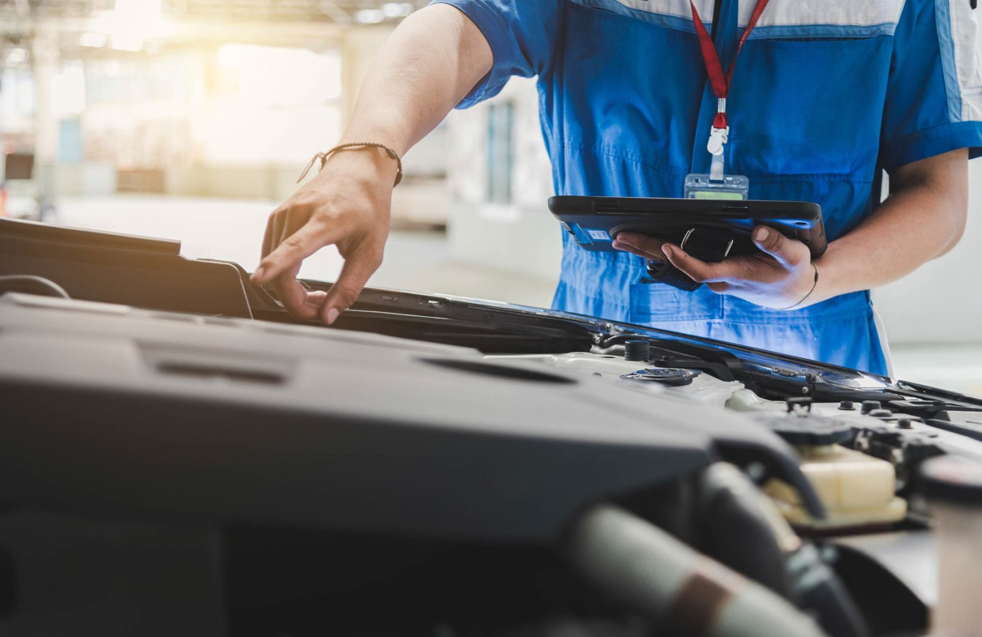 Car Being Repaired — Bedford, PA — Hickey's Automotive & Towing