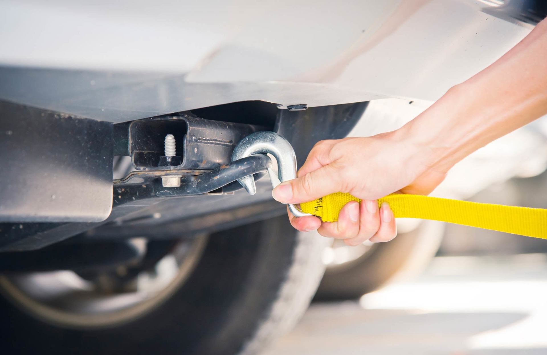 Car Being Towed — Bedford, PA — Hickey's Automotive & Towing