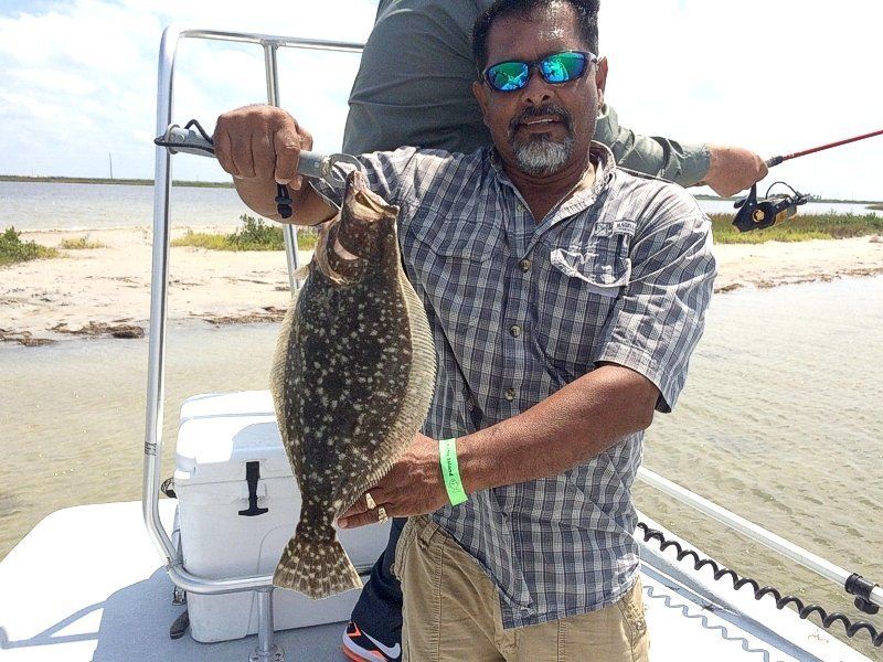 Flounder Caught Fishing