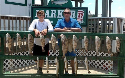 First-time fishing trip