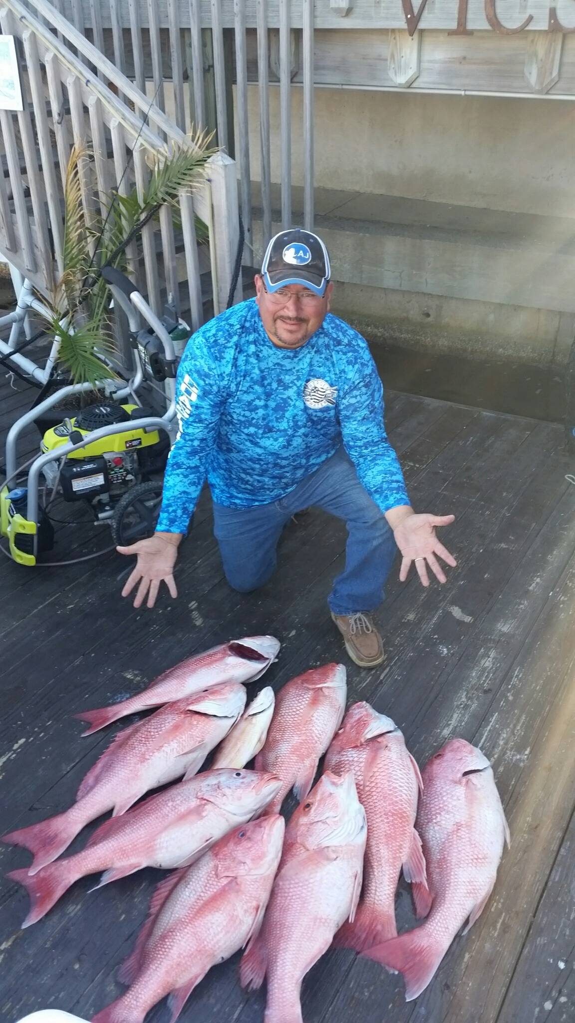 Redfish Caught fishing charter