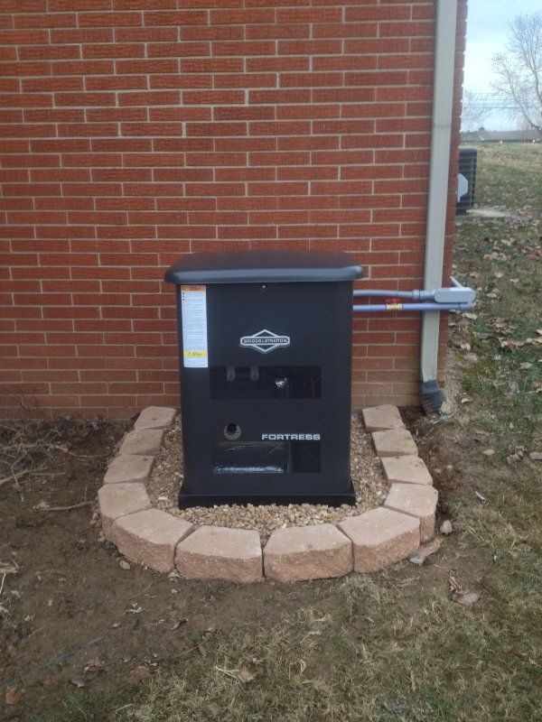 Newly designed 12 KW Briggs & Stratton Fortress Series Standby Generator