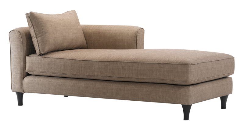 upholstered chaise lounge