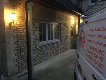 Double garage conversion in Longworth