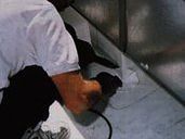 Contractor Installing PVC Heat Weld Systems - Single Ply Roofing in Swansboro, North Carolina Contractor Installing PVC Heat Weld Systems - Single Ply Roofing in Swansboro, North Carolina