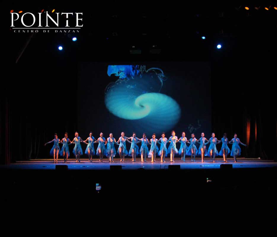 Pointe Centro de Danza escenario presentación danza