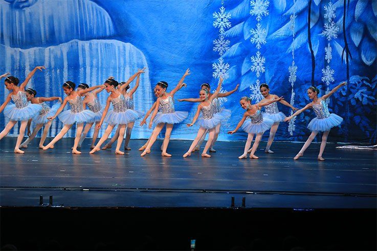 Pointe Centro de Danza presentación danza niñas