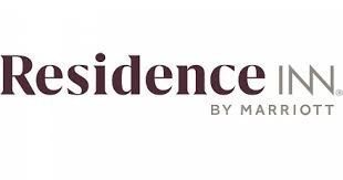 The residence inn by marriott logo is on a white background.