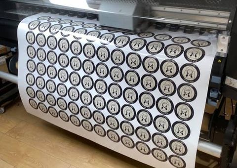 Sticker printing machine