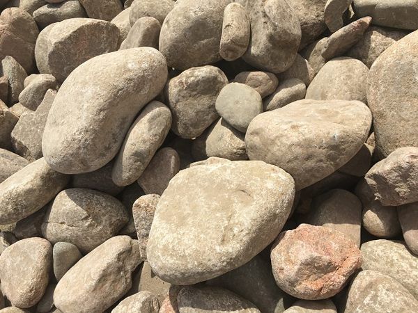 Beige Cobblestone - landscape boulders in Franktown, CO Beige Cobblestone - landscape boulders in Franktown, CO