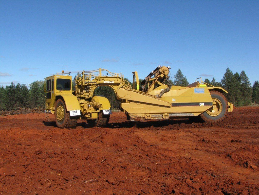 yellow tructor