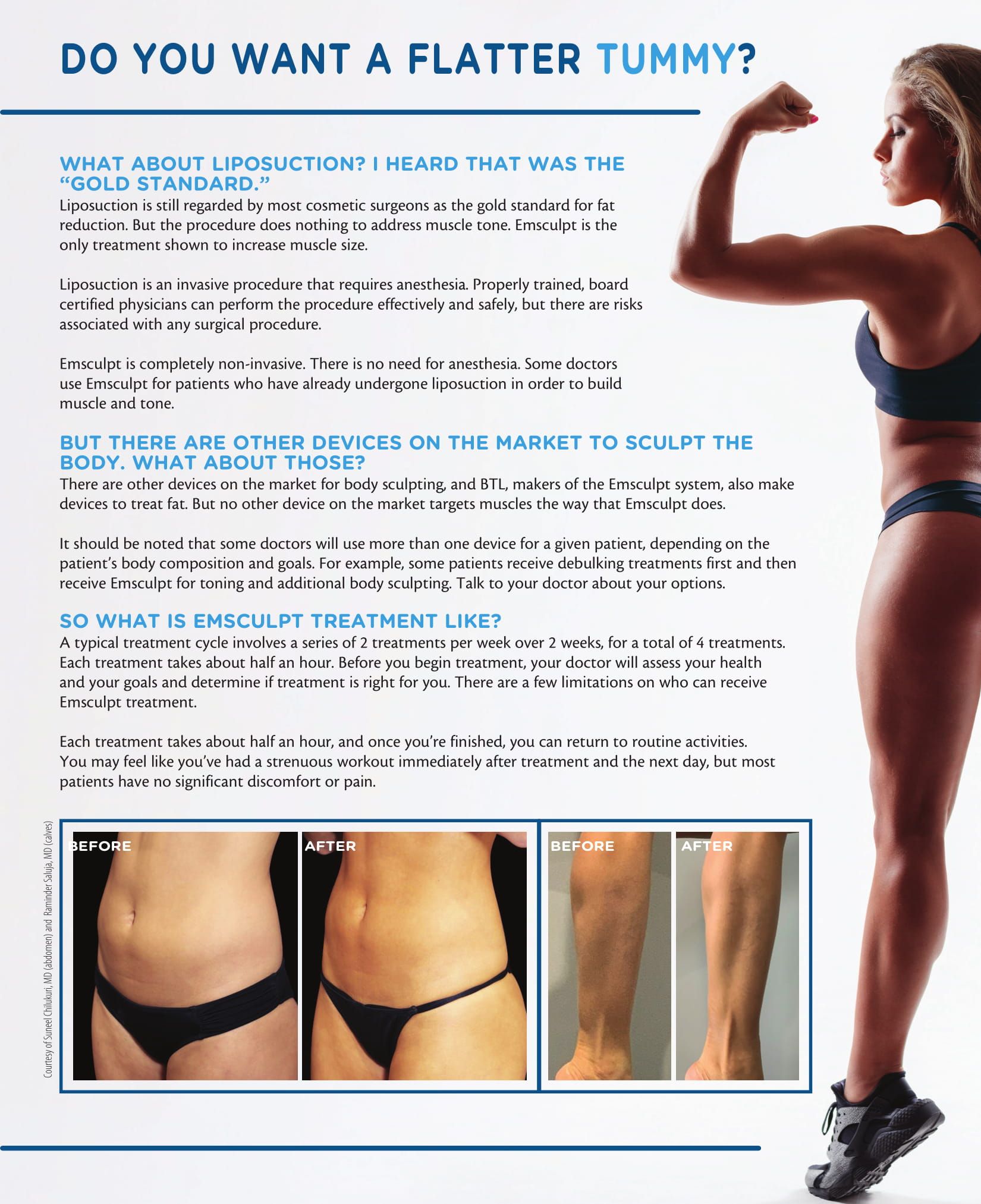Emsculpt Neo uses advanced HIFEM and RF technology to enhance fat reduction and muscle sculpting for optimal results.