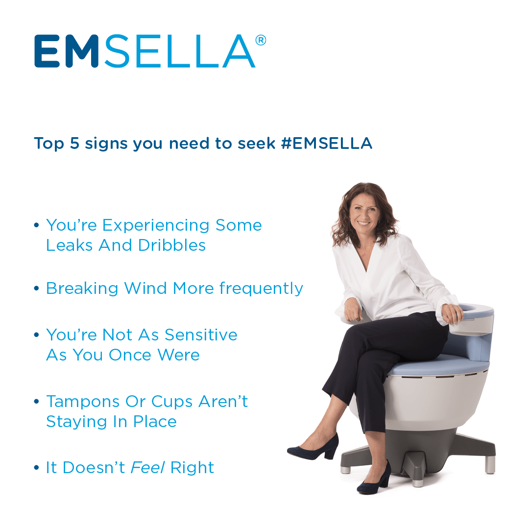 Reclaim your life from urinary incontinence with Emsella. Strengthen your pelvic floor and regain control. Book now!