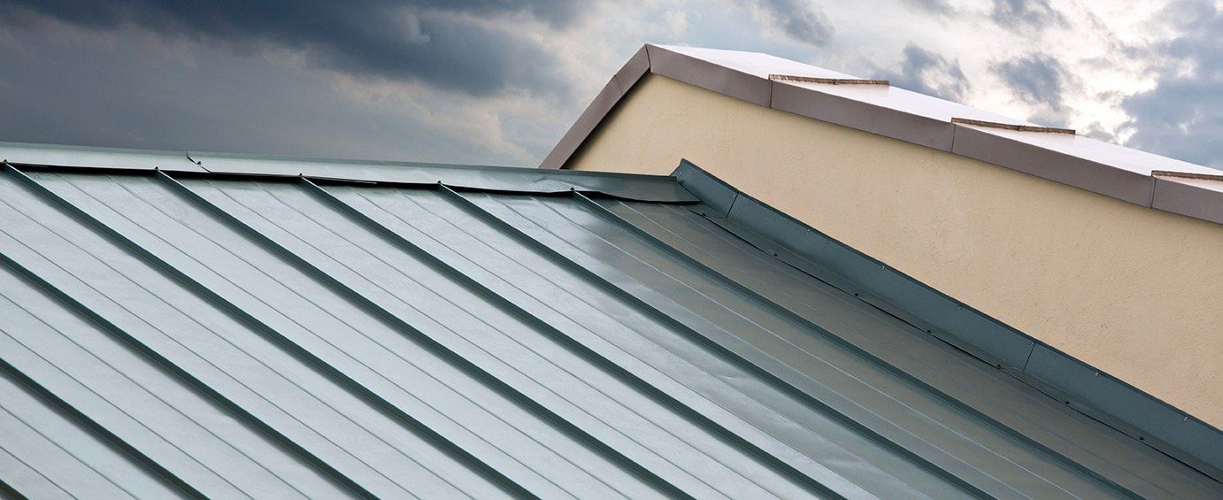 Grey metal roof