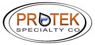 A logo for a company called protek specialty co.