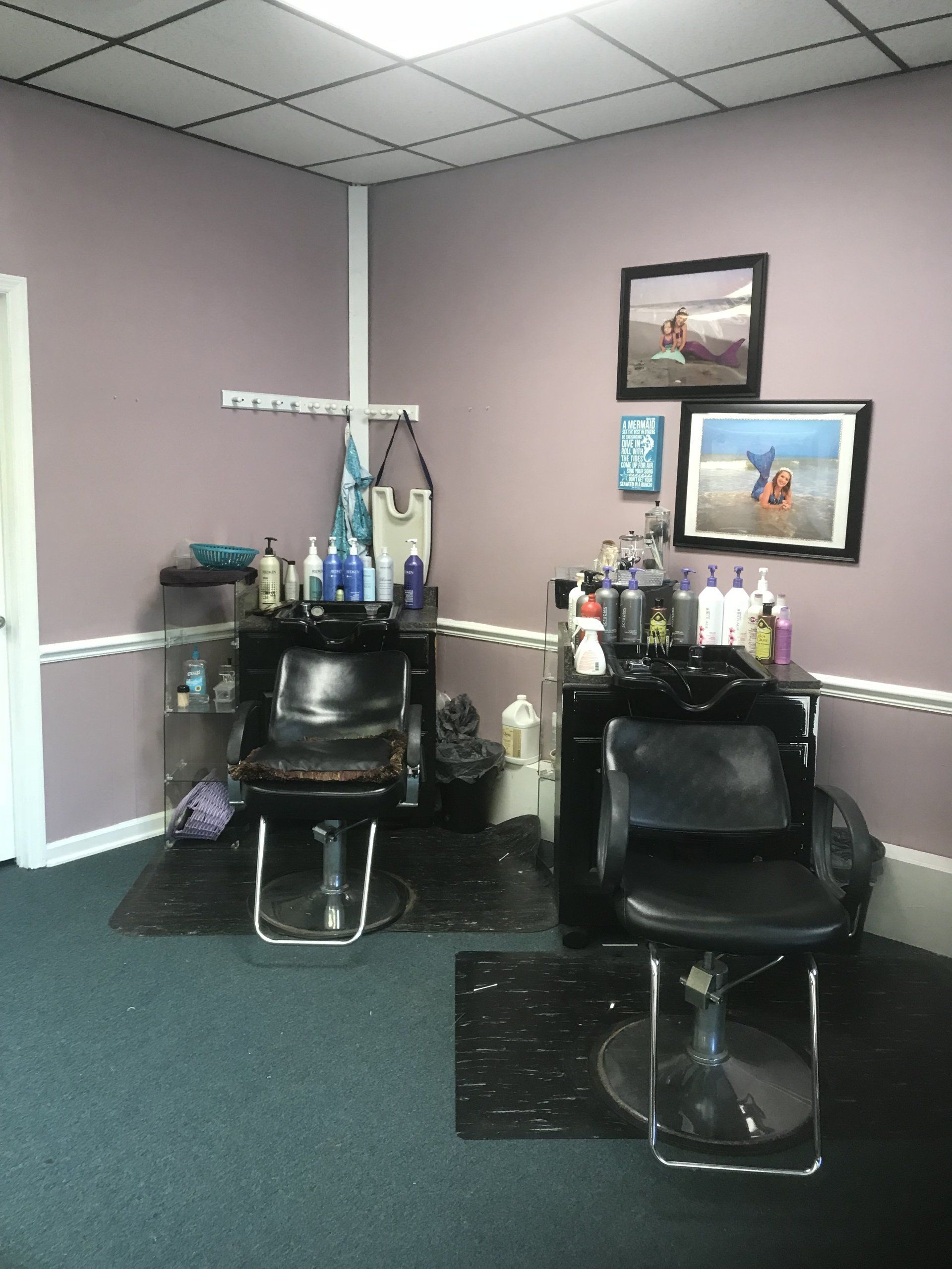 mermaid salon chair