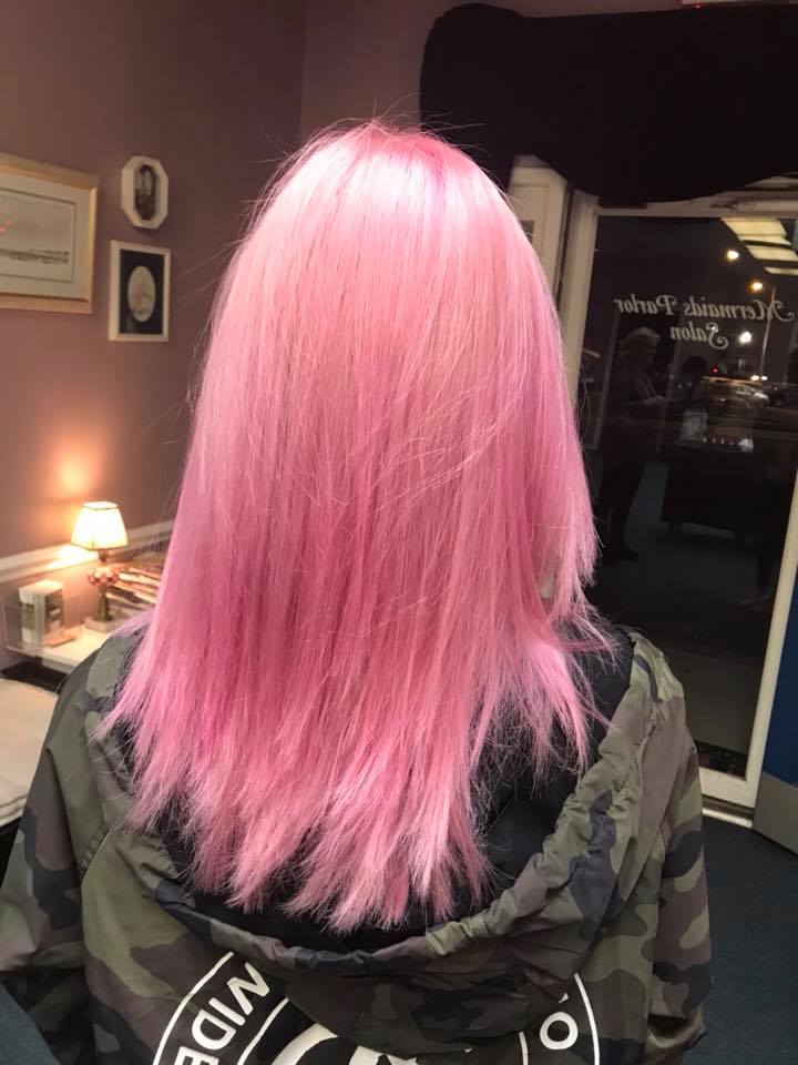 Samantha bright pink color