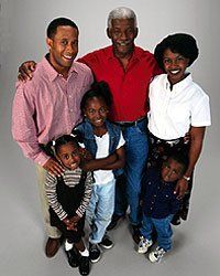 three generations of a family three generations of a family