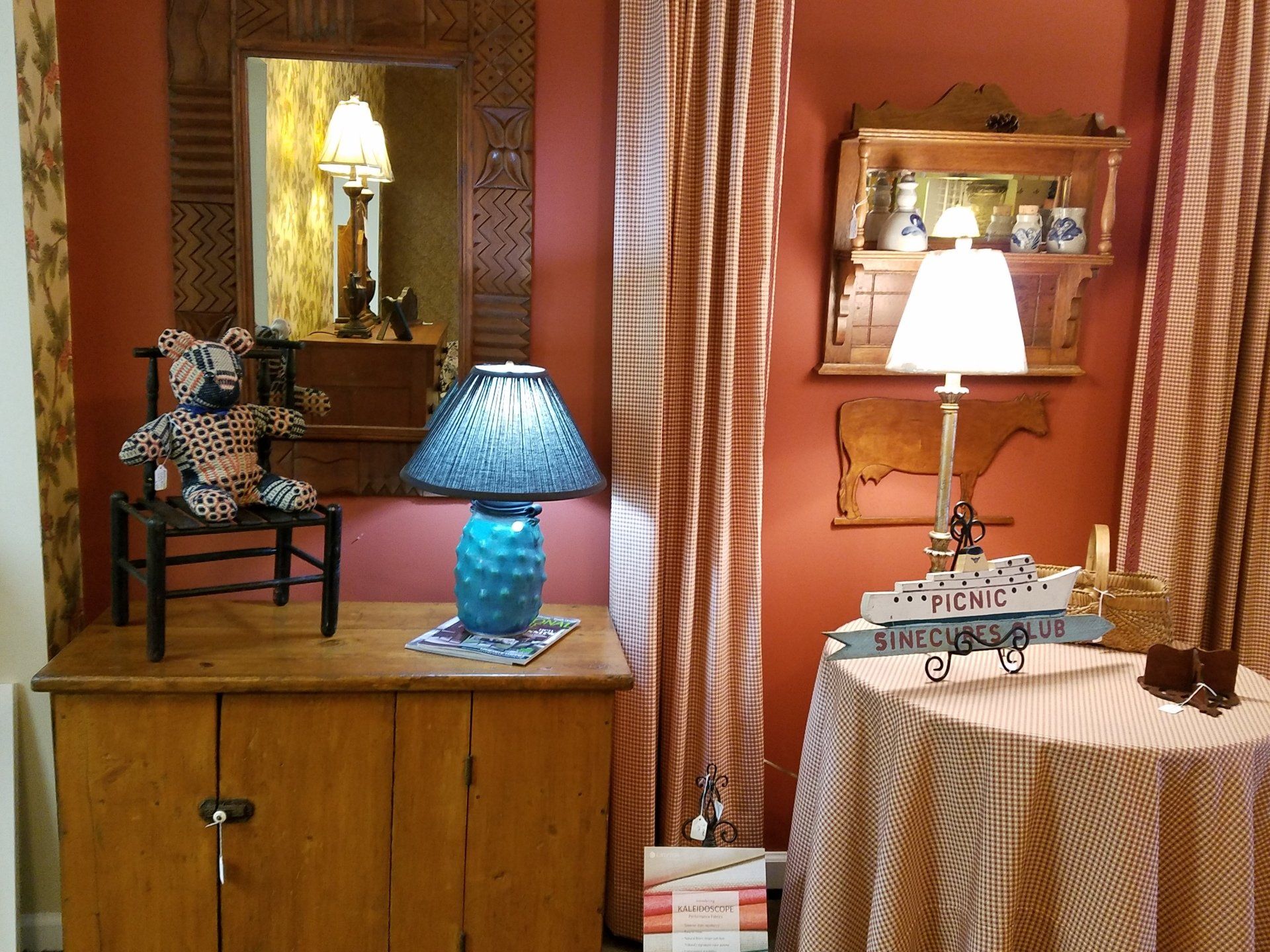View of the room being transformed by interior designers in Waynesboro, VA