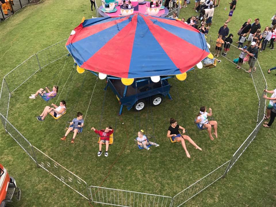 event with carnival rides